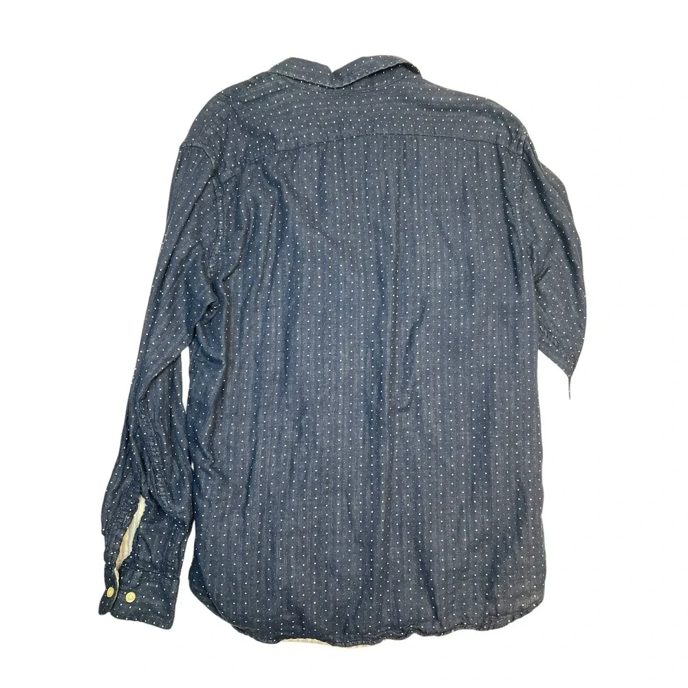 Men's Banana Republic Standard Fit Long Sleeve Button‎ Down Size L Maroon